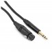 XLR (F) - TRS 6.35mm Jack Pro Cable, 1m