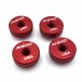 Ahead Speed Nut Cymbal Toppers 4 pakiet, czerwony