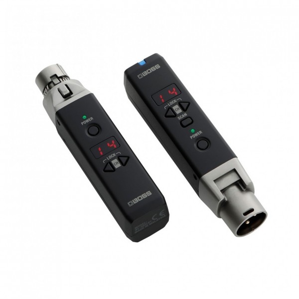 SubZero SZM-11 Vocal Microphone with Boss Digital Wireless System - angled wireless