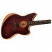 Fender-American-Acoustasonic-Jazzmaster-All-Mahogany,-Bourbon-Burst-body