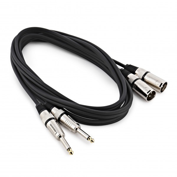 Essential Dual XLR to Dual Jack Cable, 3m
