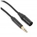 XLR (M) - TRS 6.35mm Jack Pro Cable, 1m