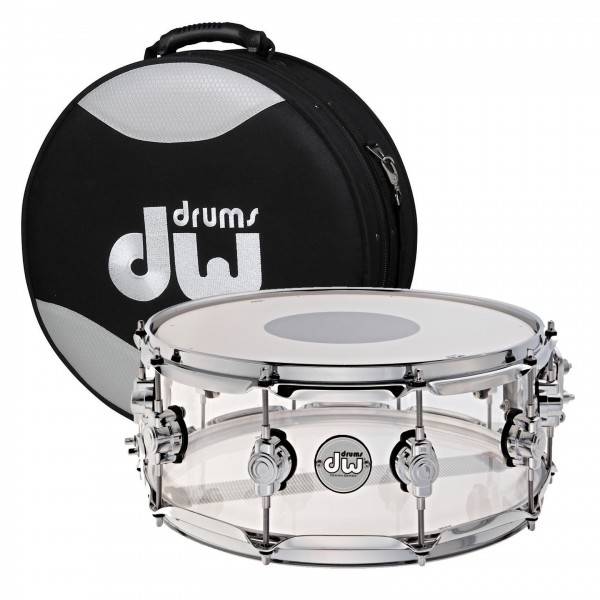 DW Design Series 14" x 5.5" Acrylic Snare Drum & Case