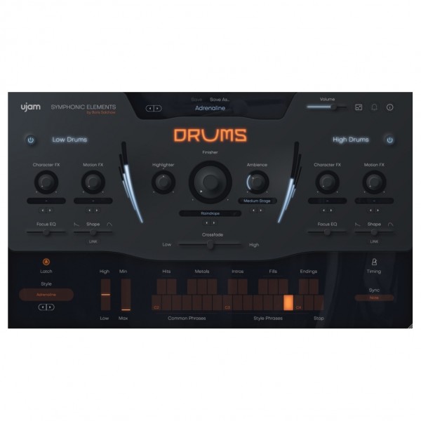 UJAM Symphonic Elements Bundle - Drums