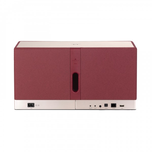 Triangle AIO 3 Wireless Speaker Red Ocher Back View