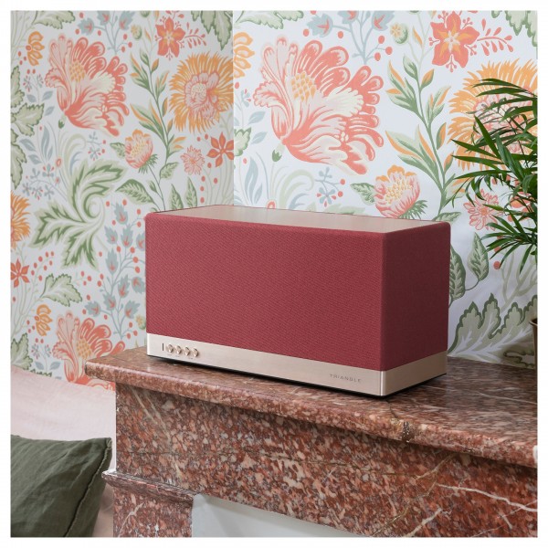Triangle AIO 3 Wireless Speaker Red Ocher Lifestyle