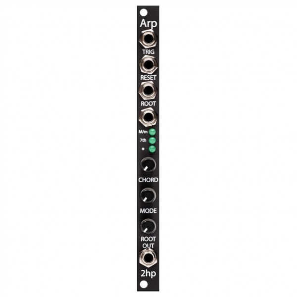 2hp Arpeggiator (2HP), Black - Top