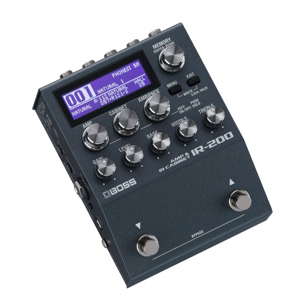 Boss IR-200 Amp and IR Cabinet Simulator tilt