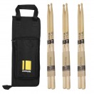 Promark Stick Bag & LA 7A Drumsticks Bundle