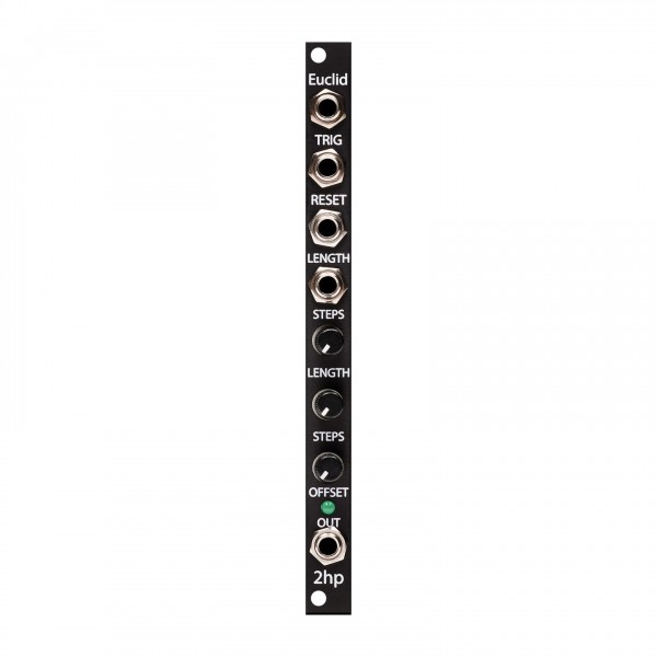 2hp Euclidean Pattern Generator (2HP), Black