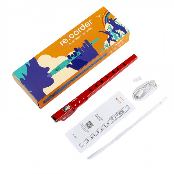 Artinoise re.corder Instruments re.corder, Red - With Packaging