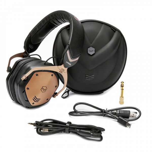 V Moda Crossfade 3 Wireless Over Ear Kopfhorer Bronze schwarz Gear4music