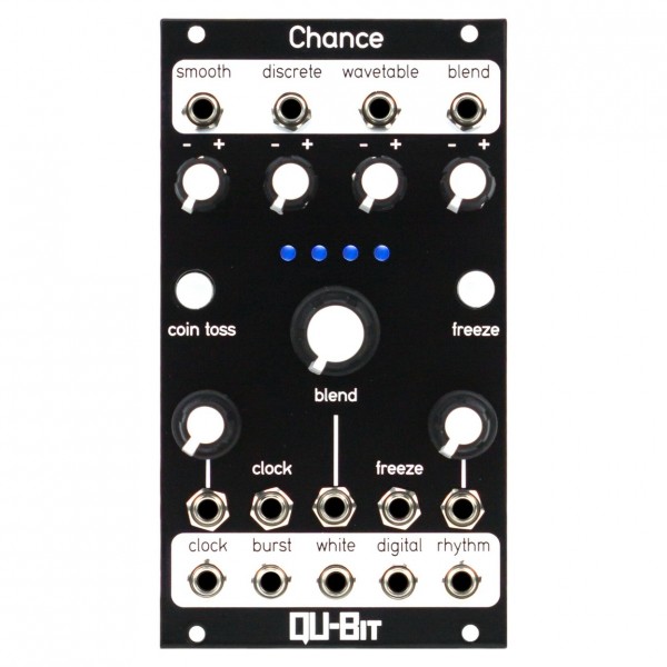 QU-Bit Electronix Chance (14HP), Black - Front