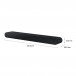 Samsung S60B Lifestyle All-In-One Soundbar dimensions chart