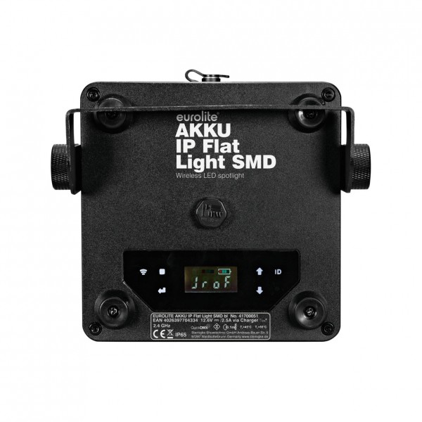 Eurolite AKKU IP65 LED Flat Spotlight - back