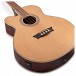 Dean CAW Electro Acoustic Bass Left Handed, Satin Natural