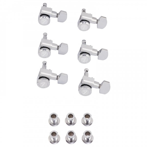 Fender Locking Stratocaster/Telecaster Tuning Machines, Chrome 3 