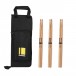 Promark Stick Bag & Rebound 5A Hickory Acorn Tip Drumsticks Bundle