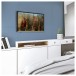 Panasonic TX-32JS360B Smart TV wall mounted in bedroom setting