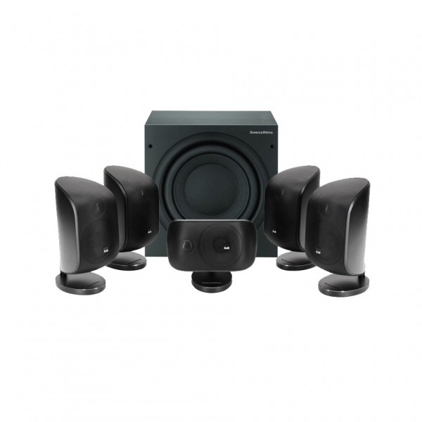 Bowers & Wilkins M-1 & ASW608 5.1 Speaker Package, Black