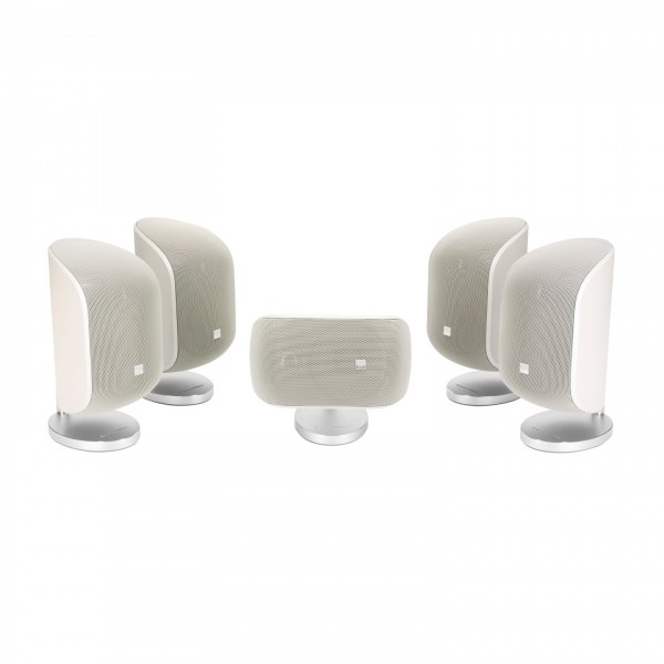 Bowers & Wilkins M-1 & ASW608 5.1 Speaker Package, White