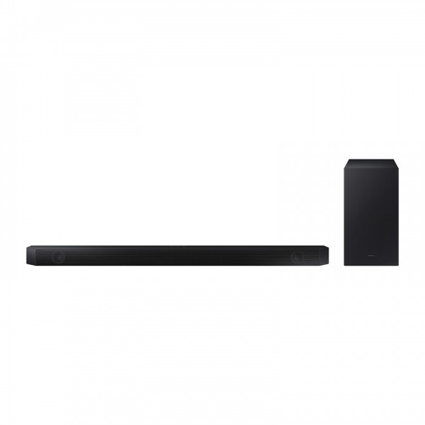 Samsung Q-Symphony Q600B Dolby Atmos Soundbar and Subwoofer Front View