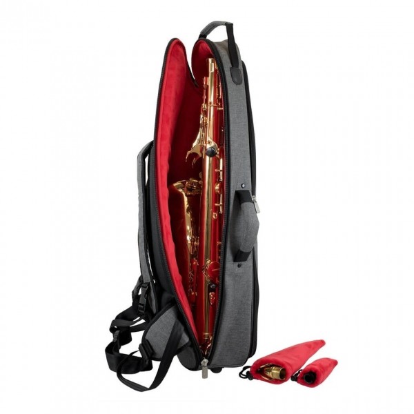 Tom and Will Tenor Saxophone Gig Bag, Smokey Grey with Black Trim