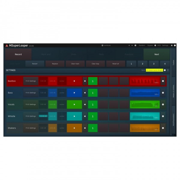 Melda MSuperLooper - Main