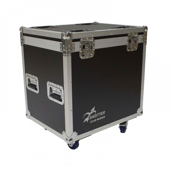 Sagitter SDJ Flight Case with Wheels for Club Series - angled
