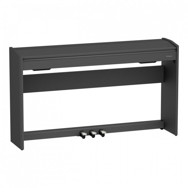 Roland F107 Digital Piano Package - closed angled