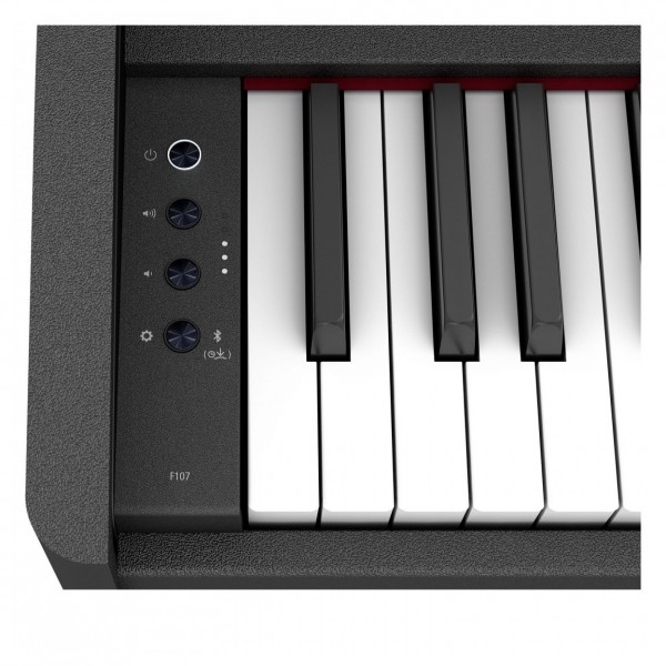 Roland F107 Digital Piano Package - closeup