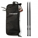 Ahead Drumstick Bag & Phil Rudd Sticks, Black