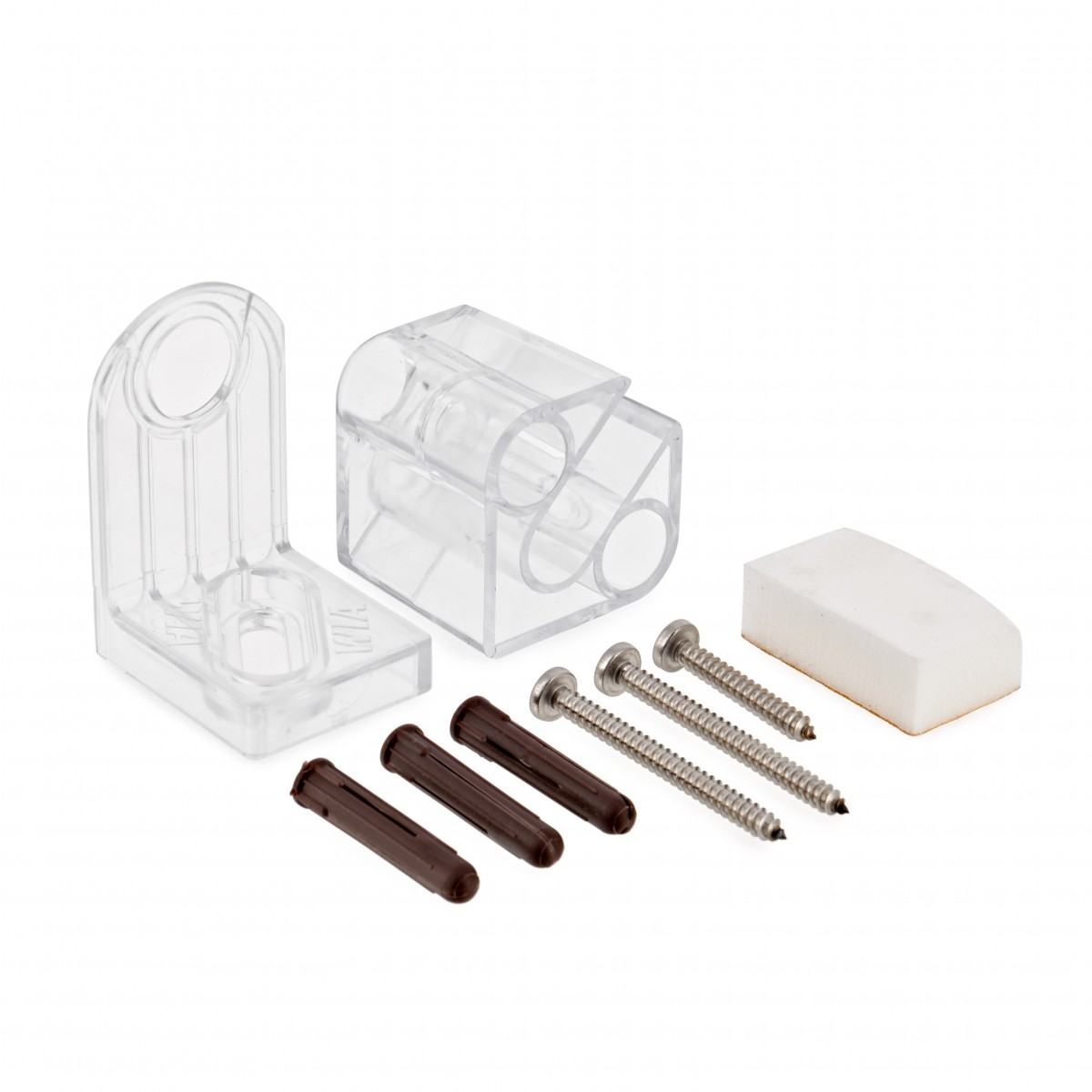 Support Mural Woodies Pour Guitare/basse à Tête Coudée - Transparent, Design Discret, Charge 100 Kg