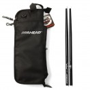 Ahead Drumstick Bag & Lars Ulrich Scary Guy Sticks, Black