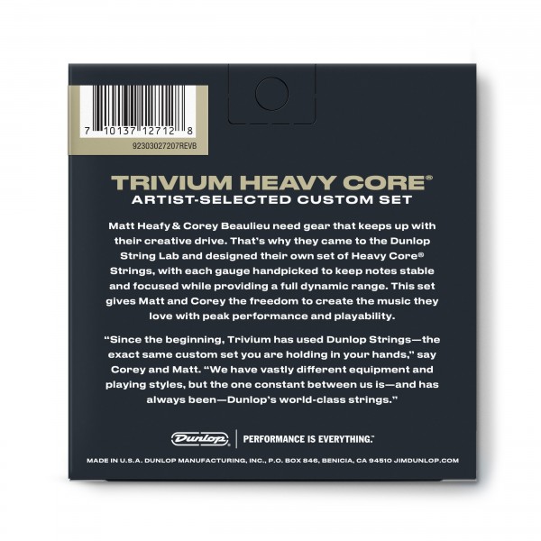 Dunlop Trivium Signature Strings, 10-52 back