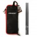Ahead Deluxe Stick Bag & Lars Ulrich Scary Guy Drumsticks, schwarz/Rot