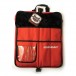 Ahead Deluxe Stick Bag, Black/Red - Open