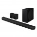 Samsung Q-Symphony Q930B Dolby Atmos Soundbar and Subwoofer and Rear Speakers High View