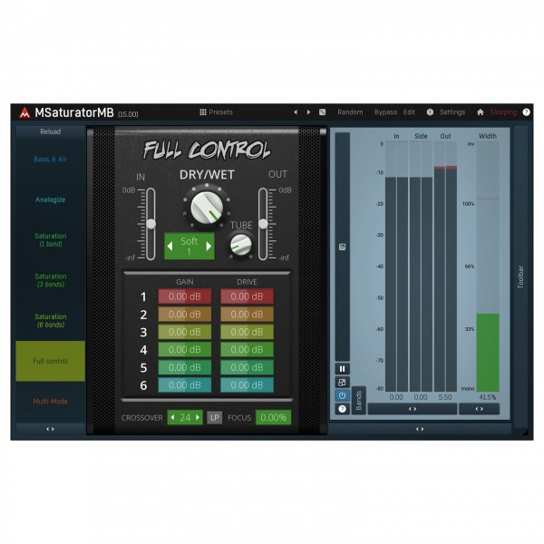 Melda MSaturatorMB - Full control