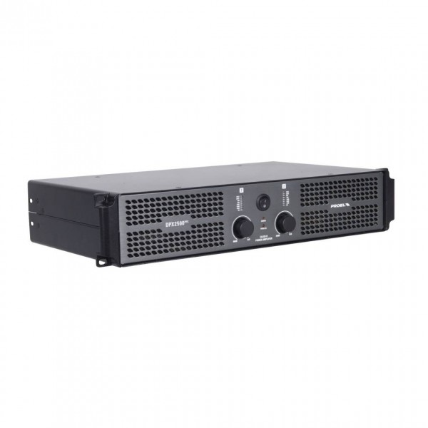Proel DPX2500PFC 2500W Class D Power Amp - angled