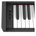 Roland F107 Digital Piano Deluxe Package - left closeup