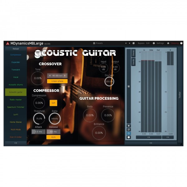 Melda MDynamicsMB - Acoustic Guitar Compressor 