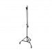 Proel PRO400BK Microphone Stand with Boom Arm and Wheels