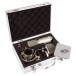 MXL V67G-HE Heritage Edition Condenser Microphone - Case Open (Full Contents)