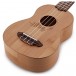 Luna Bamboo Soprano Ukulele, Satin Natural