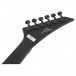 Jackson X Series Soloist SLX Left Handed, Satin Black headstock reverse