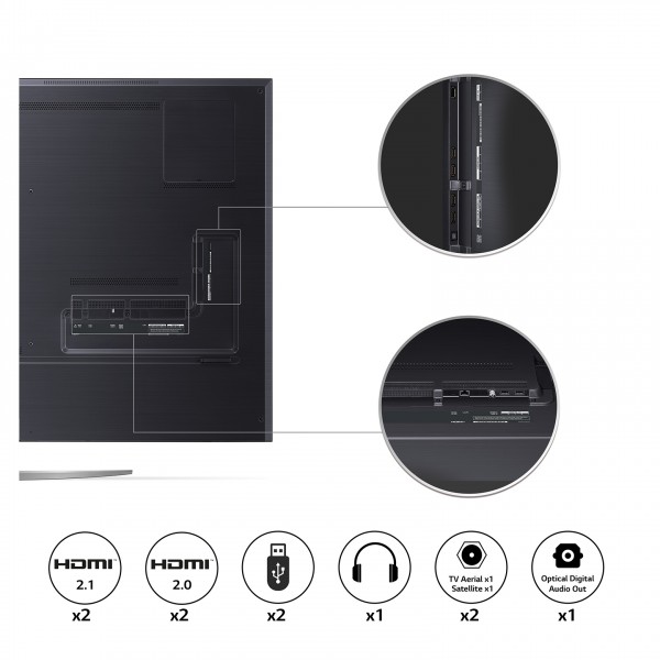 LG 75QNED996QB 75 8K HDR QNED MiniLED Smart TV Backports