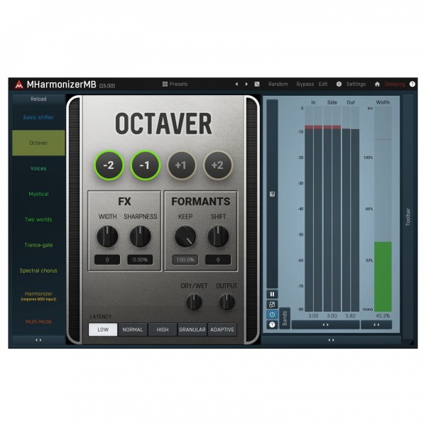 Melda MHarmonizerMB - Octaver 