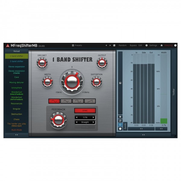 Melda MFreqShifterMB - Band Splitter