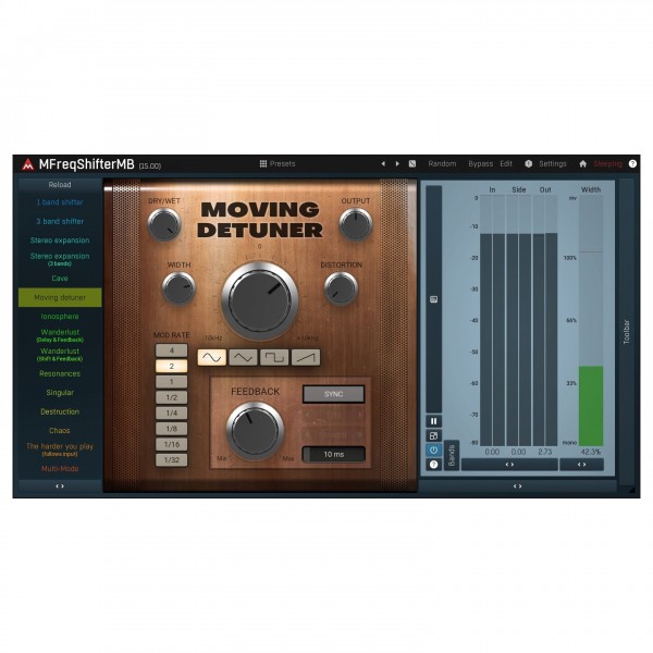 Melda MFreqShifterMB - Moving Detuner 